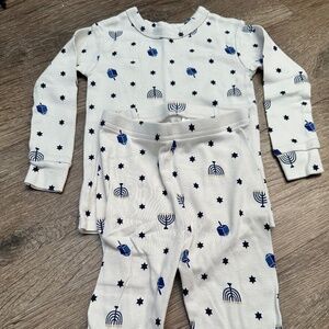 GAP Baby Hanukkah Theme Pajamas Sz 18-24M